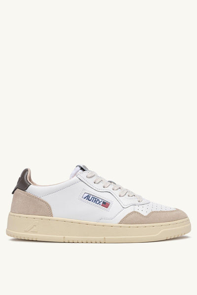 Sneakers Medalist Low Man Leat Suede Bianco Uomo AULM LS01