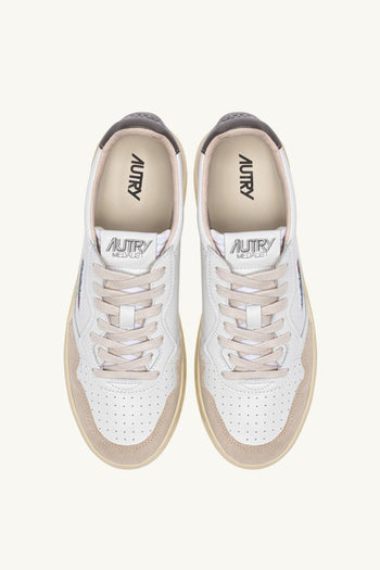 Sneakers Medalist Low Man Leat Suede Bianco Uomo AULM LS01 - 4