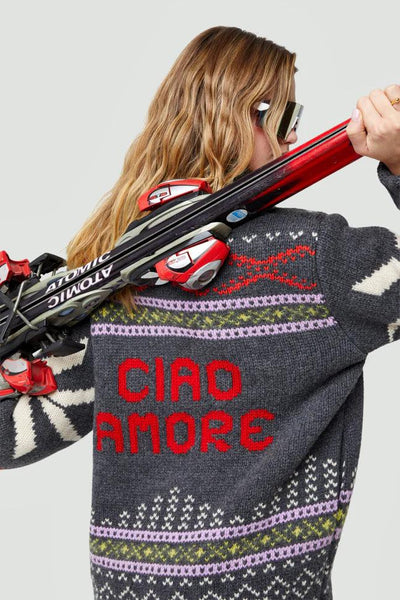 Jaquard Bomber Ciao Amore Donna