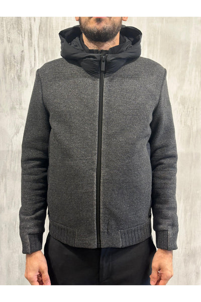 Woolha Duck Hood Zip Soft Jkt Uomo