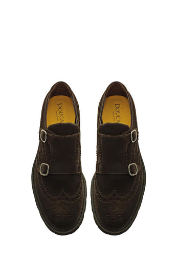 Scarpa Double Buckle Coda Di Rondine Uomo - 3