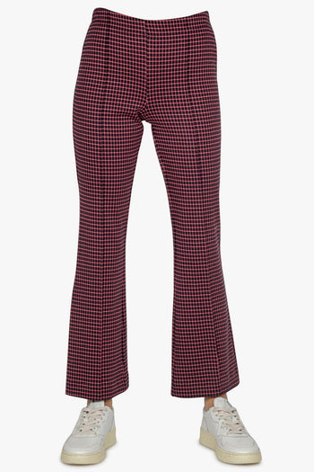 - Pantalone - 440639 - Nero/Bordeaux - 3