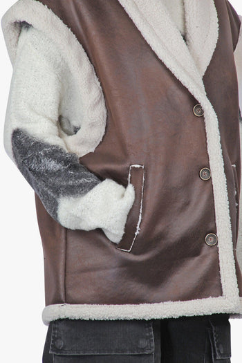 - Gilet - 441655 - Marrone - 6