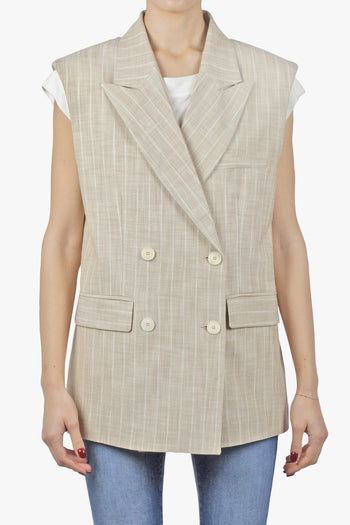 - Gilet - 431099 - Beige - 3