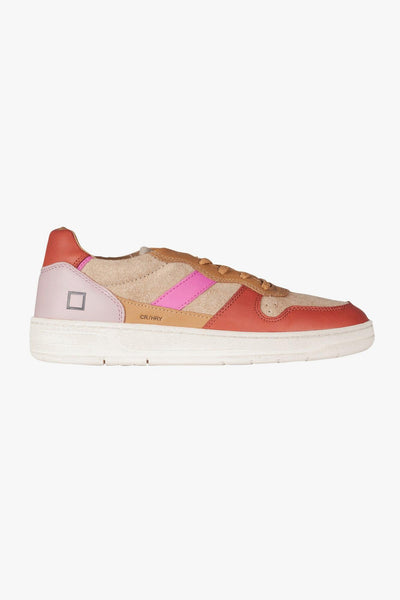 - Sneakers - 421623 - Beige/Rosso