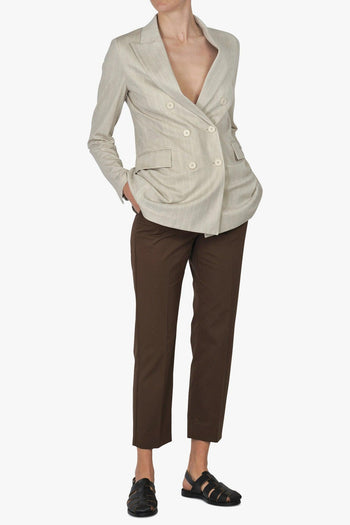 MaxMara - Pantalone - 450465 - Cacao - 2