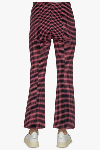 - Pantalone - 440639 - Nero/Bordeaux - 5