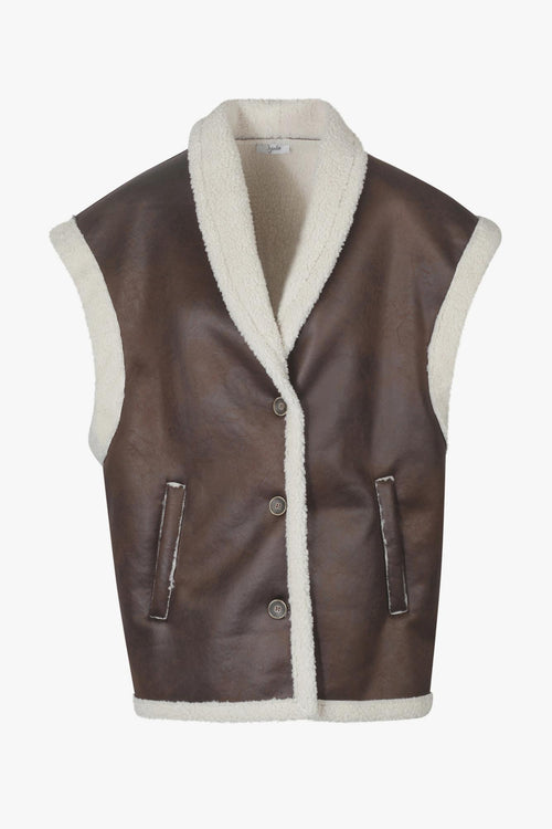 - Gilet - 441655 - Marrone