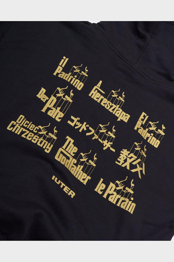 Felpa Con Capuccio The Godfather Worldwide Nera - 4