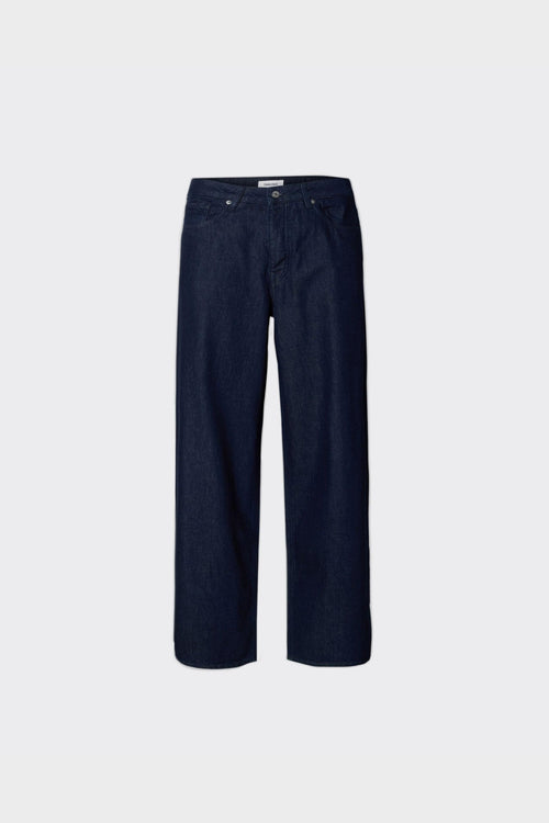 Jeans Wide Fit Be Lando Rinse Denim Dark Blu