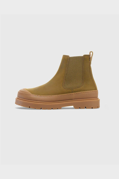 Stivale Prescott Slip On Nubuck Leather Pine Green