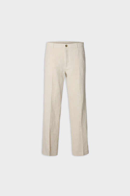 Pantalone 196 Straight Leroy Linen Blend Pure Cashmere