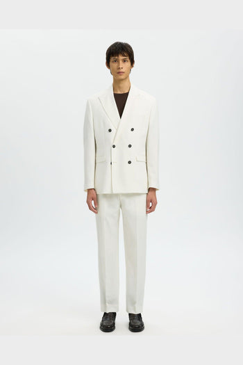 Blazer Reg Beck Wool Blend Egret - 3