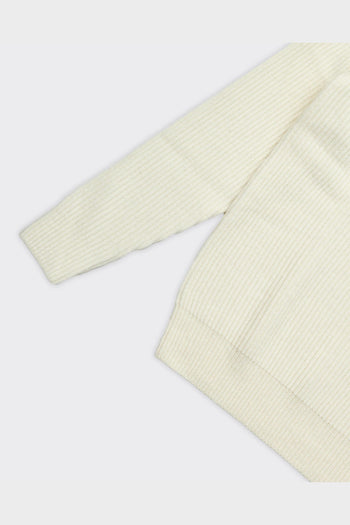 Maglione Eddie Knit Rib Rollneck Avorio - 2