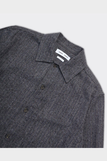Overshirt Sacastor Grey Herringbone - 3