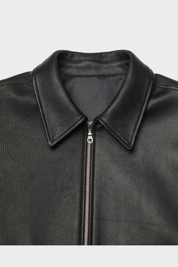 Giacca Blouson Goatskin Nera - 3
