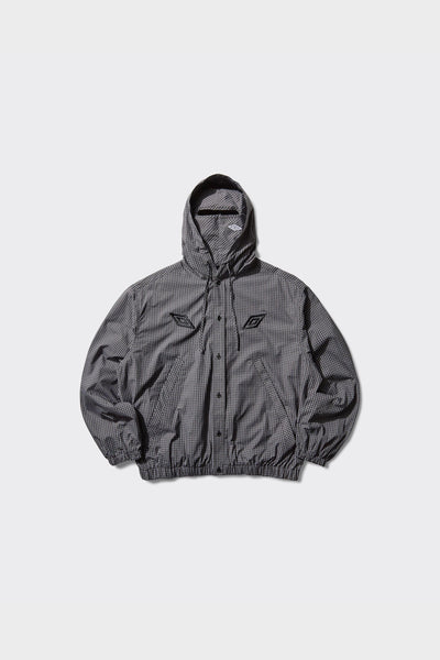 Giacca Gingham Masked Shirt Coffee Brown