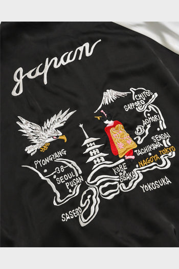Giacca Varsity Reversibile Jpn Ska Nera/Bianca - 6