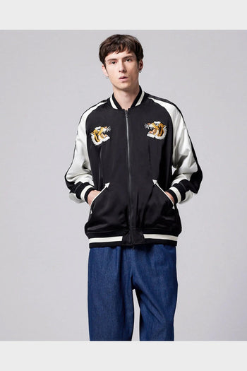 Giacca Varsity Reversibile Jpn Ska Nera/Bianca - 2