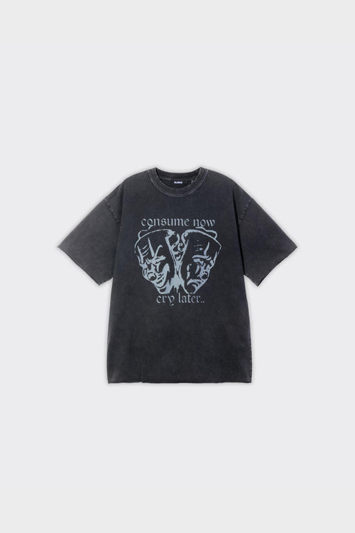 T-Shirt Two Face Charcoal