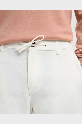 Pantalone Brody Loose Linen Cloud Dancer - 4