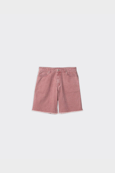 Shorts Cut Off Washed Light Pink