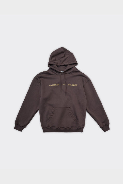 Felpa Con Cappuccio Mythis Marrone