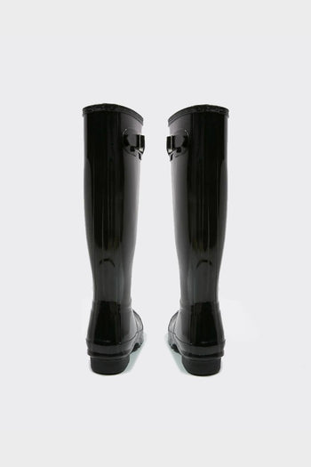 Tall Boots Womens Original Gloss Nero - 4