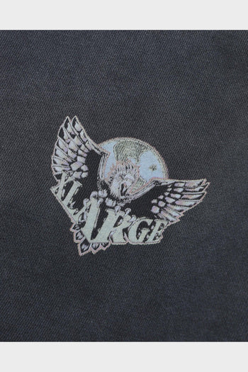 Crewneck Eagle Wings To The World Washed Nera - 2