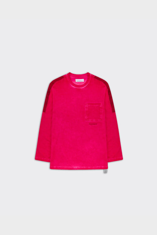Longsleeve Velcro Applique Cherry Red