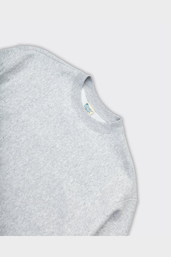 Felpa Girocollo Reverse Weave Grigia - 3