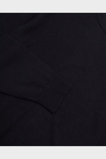 Maglione Relaxed Tray Merino Brushed Nero - 4