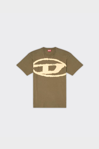T-Shirt T-Boxt Bleach Olive/Green