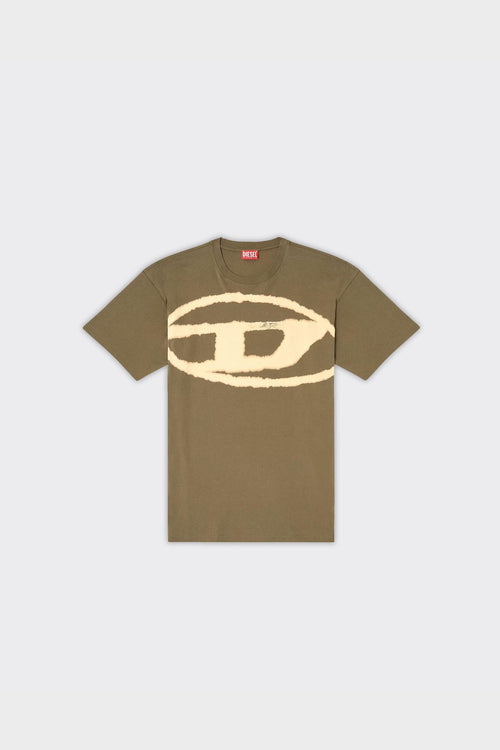 T-Shirt T-Boxt Bleach Olive/Green