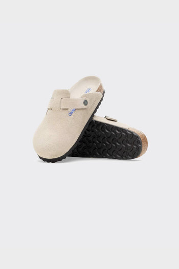 Ciabatte Boston Suede Leather Oyster - 3
