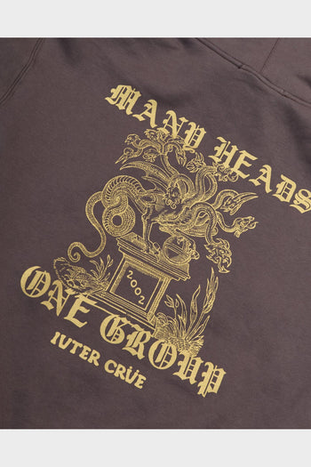 Felpa Con Cappuccio Mythis Marrone - 4