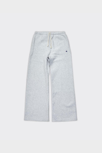 Pantalone Straight Hem Reverse Weave Grigia