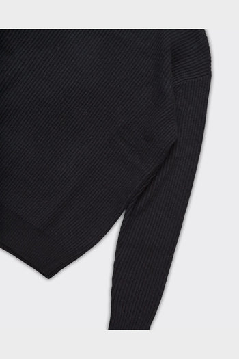 Maglione Eddie Knit Rib Rollneck Nero - 2