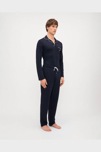 Pigiama L/S Lounge Set Collection Navy - 3
