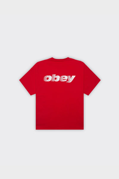 T-Shirt Diffusion Pigment Rossa
