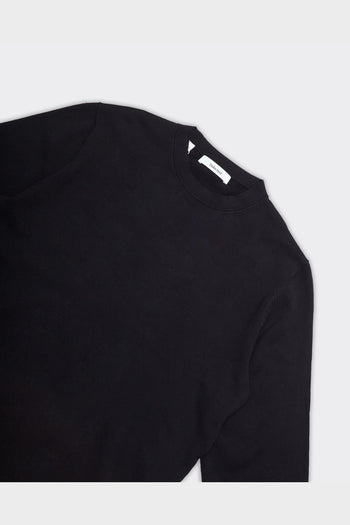 Crewneck Ravi Knit Structure Nera - 2