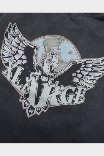 Crewneck Eagle Wings To The World Washed Nera - 4