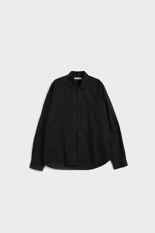 Camicia Curtis Embroidery Nera