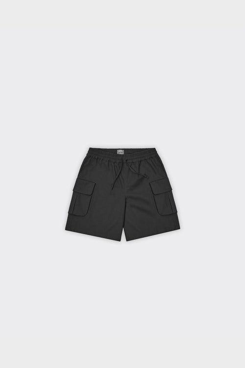 Shorts Linen Cargo Neri