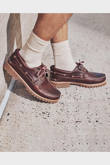 Scarpa Boat Authentic Marrone - 7