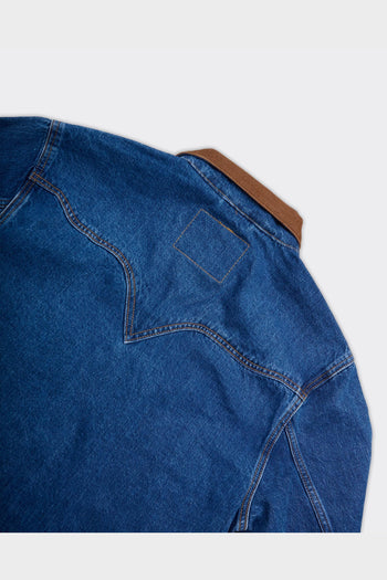 Giacca Jeans Western Shorthorn Dark Indigo - 5