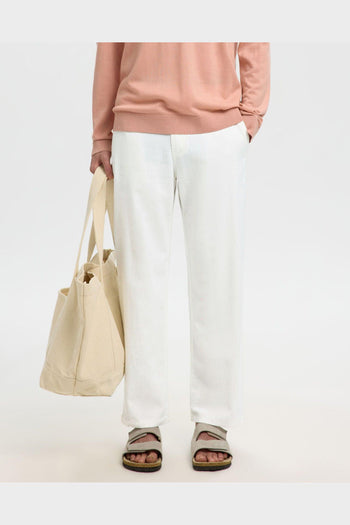 Pantalone Brody Loose Linen Cloud Dancer - 2
