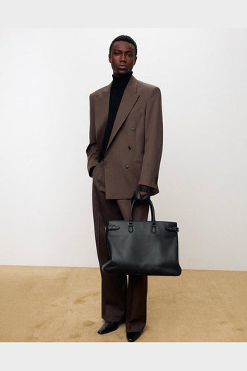 Blazer Double-Breasted Melange Woo Hazelnut - 2