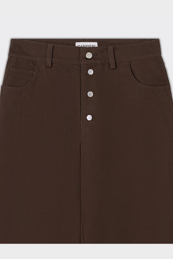 Pantalone Straight Wide Cercs Marrone - 2