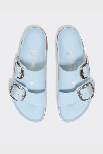 Ciabatta Arizona Big Buckle Shine Blue Natural Leather - 4